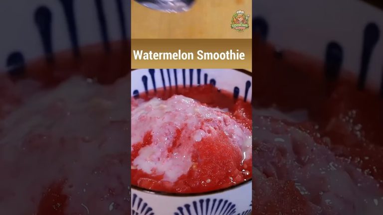 Watermelon Smoothie Recipe #summerdrink #smoothiedietforweightloss