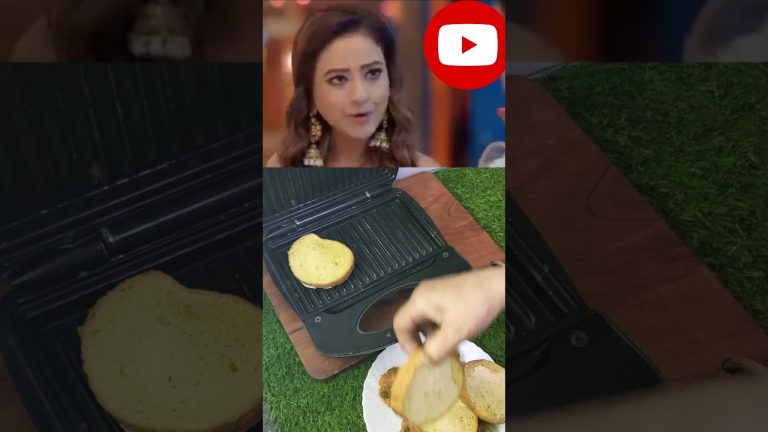 Easiest bread burger | Recipe #shortsfeed #ytshorts