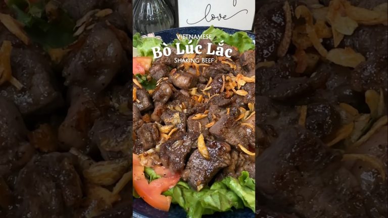 Vietnamese Shaking Beef – Bò Lúc Lắc #recipe #shorts #recipe #dinner
