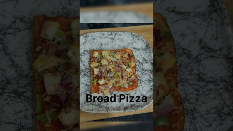 Bread Pizza/# mini bread Pizza/#short video/#Air fryer recipe#homemade food