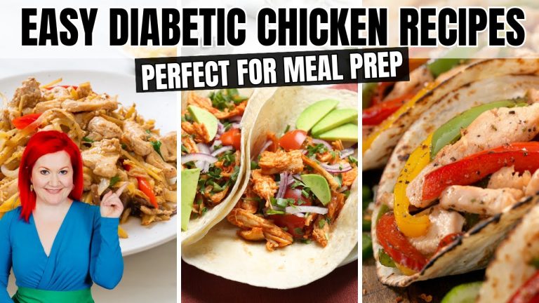 3 EASY Diabetic Chicken Recipes PERFECT for Meal Prep | Slow Cooker Diabetes Chicken Recipes