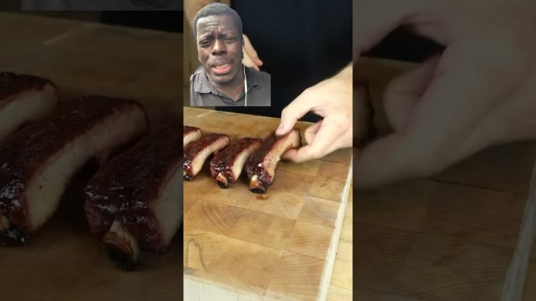 IS THIS THE WAY TO BBQ RIB 🤮🤮🤮 #thisisbossinglybossing #reactionvideo #shorts