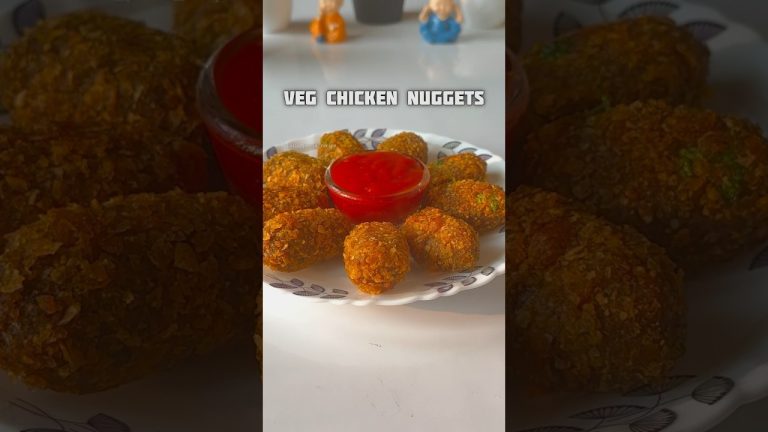 Recip of Veg Chicken Nuggets #shorts #recipe #snacks #chicken