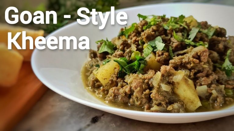 Kheema with Goan Green Masala | Minced Meat Recipe