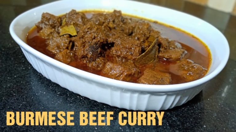 Burmese Beef Curry / Unique Beef Curry Recipe / Beef Stew/ Myanmar Food