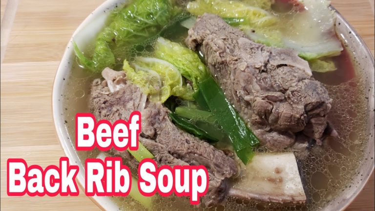 Beef Back Rib Soup Recipe|Easy and Healthy  Beef Soup recipe| Jeizel's Kitchen