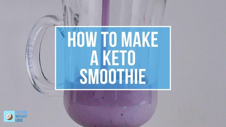 How To Make Keto Blueberry Smoothie – Deliciously Creamy