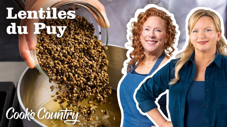 Best-Ever Lentil Dish: Lentilles du Puy with Spinach and Crème Fraîche