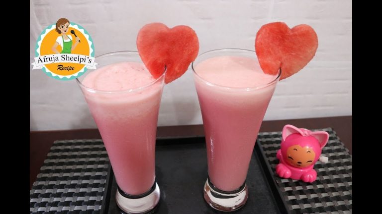 তরমুজের মিল্কশেক || ইফতার ড্রিঙ্কস |Watermelon Milkshake | Watermelon Smoothie| Summer Drink Recipes