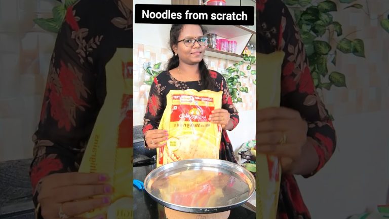 నూడుల్స్ ప్రయోగము from scratch | success👍 #shorts #trending