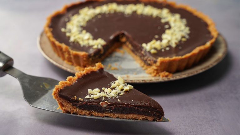 No Bake Chocolate Tart Recipe | Easy No Bake Dessert Recipe | Yummy