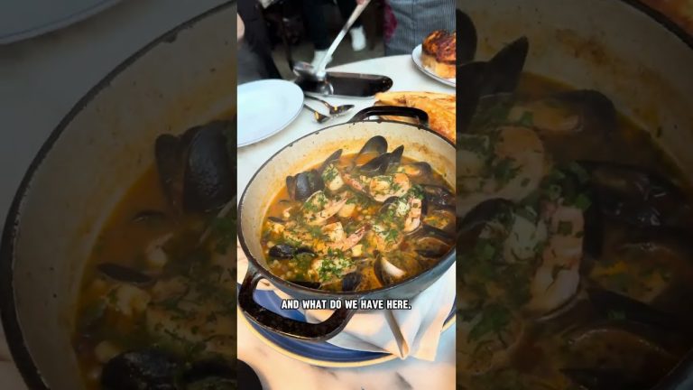 HUGE Zuppa Di Pesce – Classic Sicilian Seafood Soup at Cucina Morini in Washington, DC