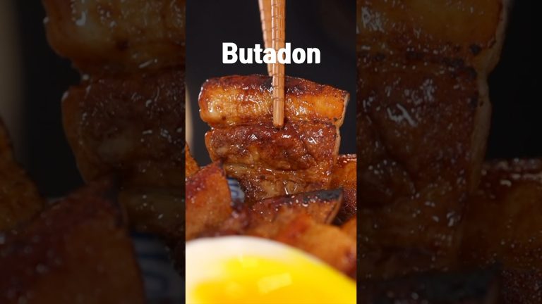 The Best Way To Enjoy Pork Belly l Japanese Pork Rice Bowl, Butadon