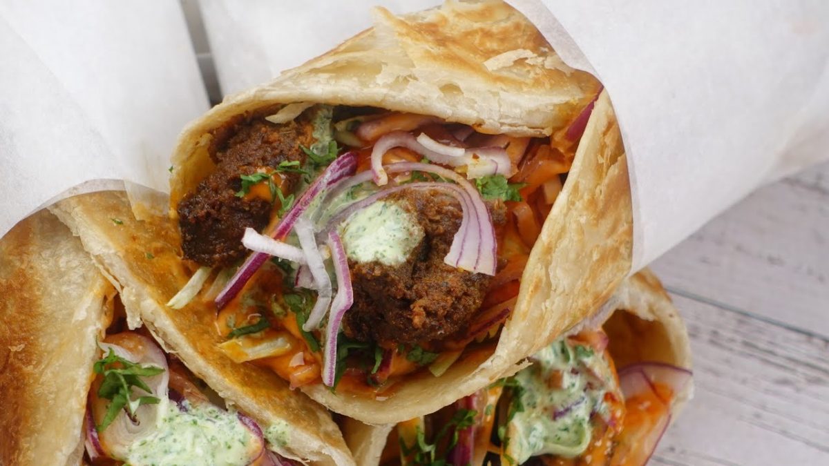Paratha Roll Recipe,Beef Tikka Paratha Roll By Recipes of the world