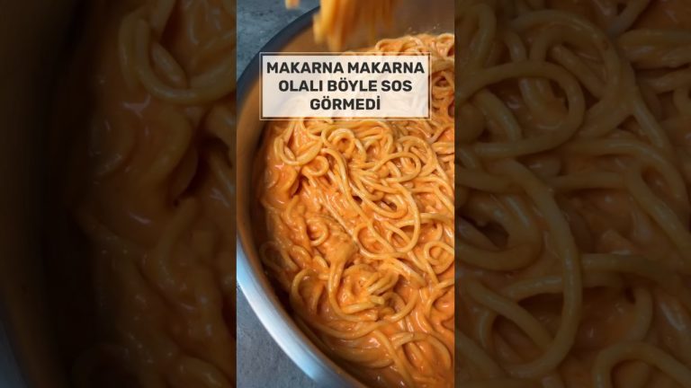 Burrata soslu makarna nasıl yapılır | makarna tarifi #burrata #makarna #shorts