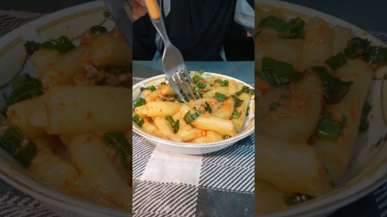 Thick potato noodles 🍜#shorts