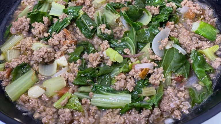 Beef Giniling With Pechay Easy Recipe | How to Cook