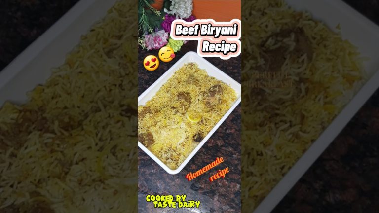 Beef Biryani Recipe || Beef Biryani Banane ka Tarika || Eid special Recipe ||Easy recipe || #recipe