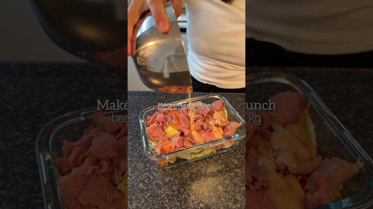 Roast Beef Salad for Lunch