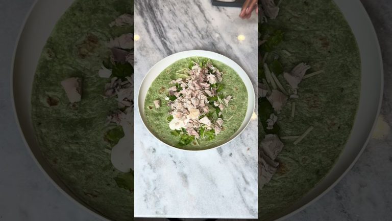 Quick Meal: Chicken Caesar Salad Wrap #easyrecipeideas #recipe