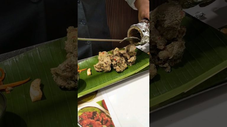 super delicious bamboo chicken #restaurant #shorts