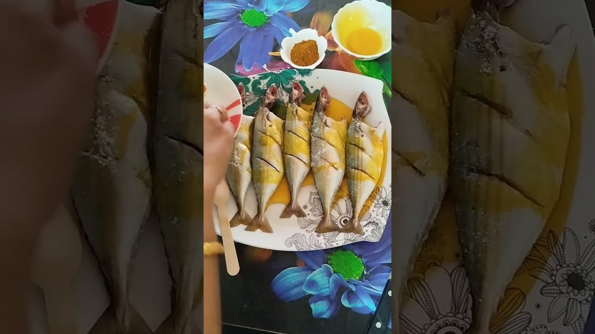 how to marinate mackerel Fish Quick and Easy! #cooking #food #bangdafishcurry #recipe #shorts #viral