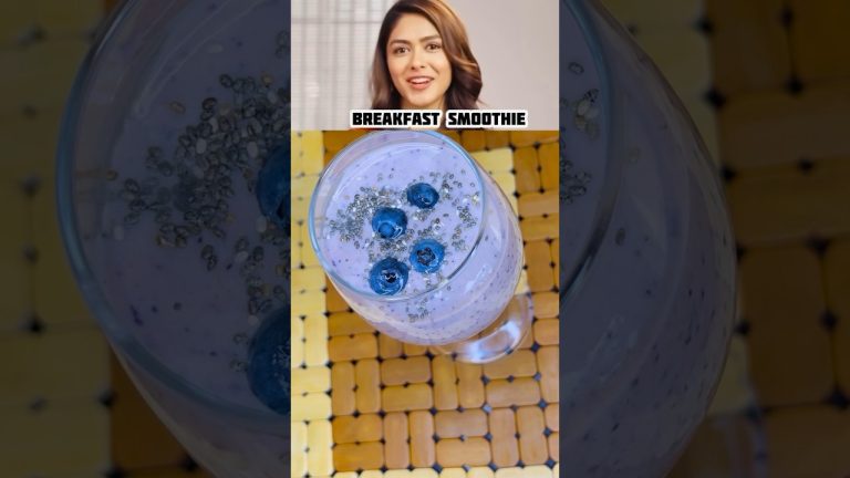 Mrunal Thakur’s secret breakfast smoothie #treding #shorts #youtubeshorts #viralvideo #breakfast