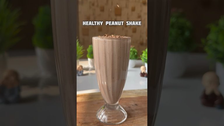 Healthy Peanut butter Shake #shorts #healthy #drink #recipe