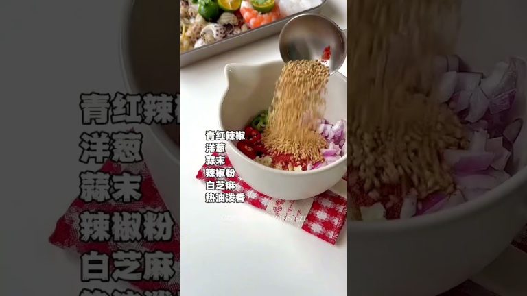 Simply delicious – seafood with noodles – A joyful feast! 🦞🍜🎉 #seafood  #foodie  #delicious