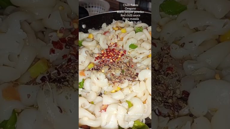 Quick Easy Masala Macroni Pasta Recipe #shorts #pasta #youtubeshorts #youtube