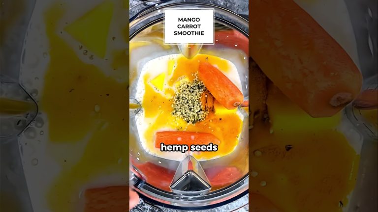 Mango Carrot Smoothie | Carrot Smoothie || Healthy & Tasty || #viral  #shortsvideo  #bestsmoothie