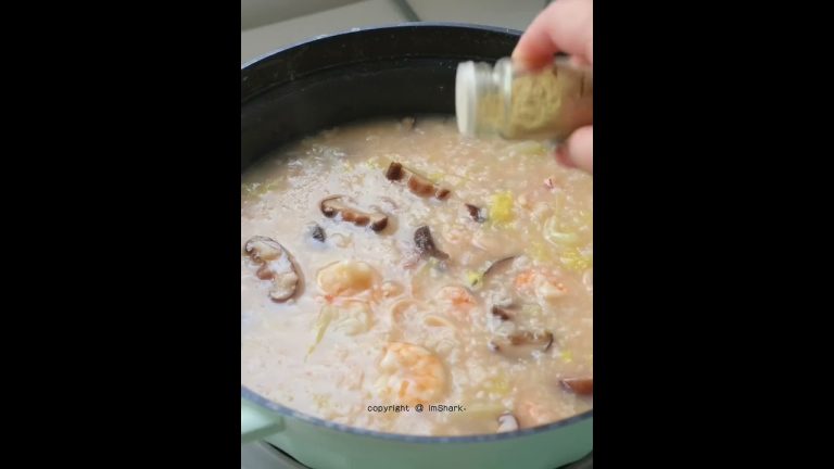 Seafood with porridge rice – Delicious to see 🦐🍚 #seafood  #foodie  #yummy #seafoodrecipes