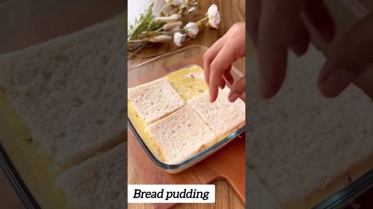 ब्रेड से बनाये ये शानदार मिठाई रसमलाई भी फीकी लगेगी Bread pudding recipe Breadrasmalairecipe #shorts
