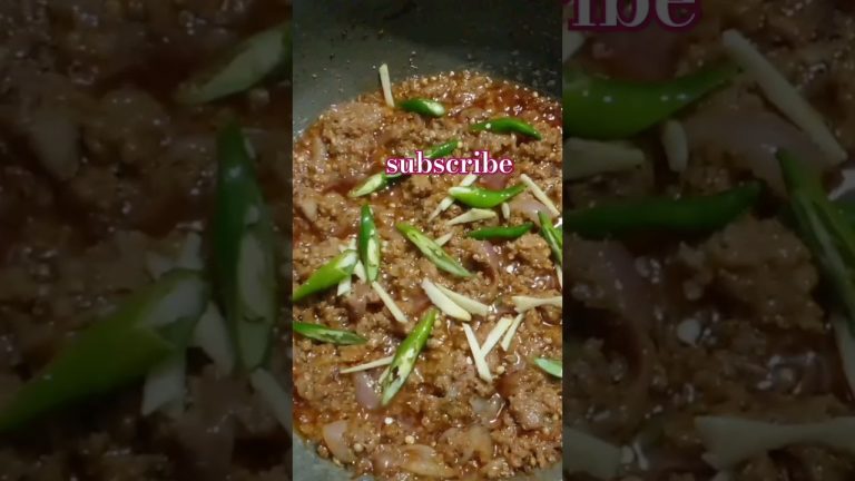 جیپوری بیف قیمہ ریسپییfrom cooking Comfort all recipes