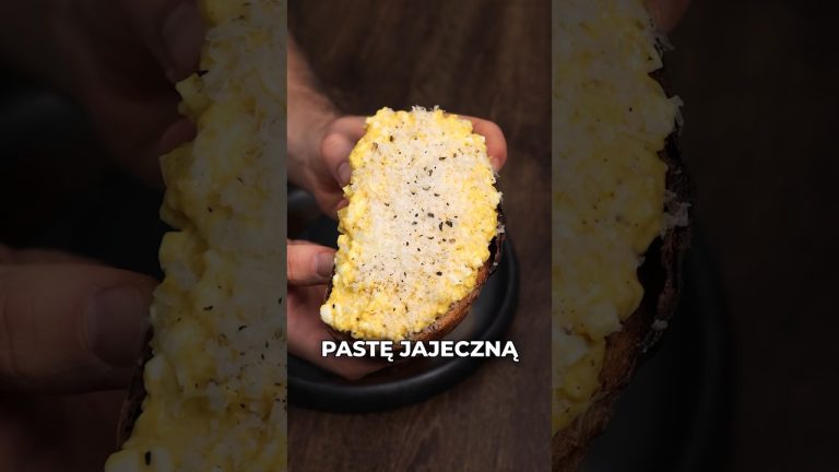 ZROBIŁ NAJLEPSZĄ PASTĘ JAJECZNĄ ZOBACZ JAK!!! #coocharz #przepis #jedzenie #jajka #shorts