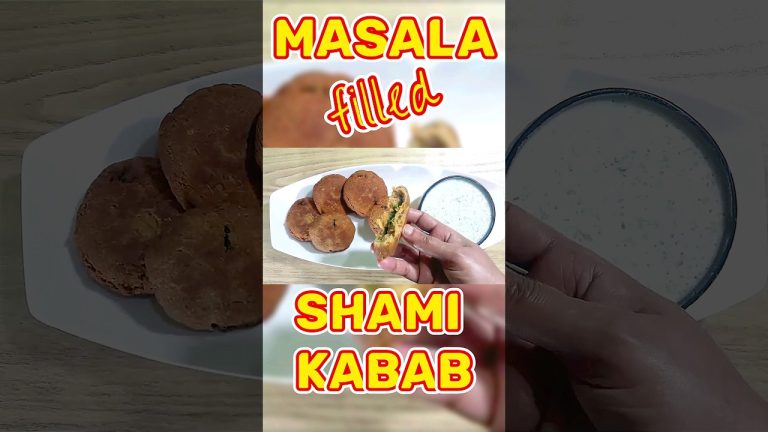 Shami Kabab Recipe | How to Make Beef Shami Kabab | Masala filled Kabab #shorts