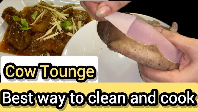 Beef Tounge recipe | zaban ka  Salan | How to clean cow tounge