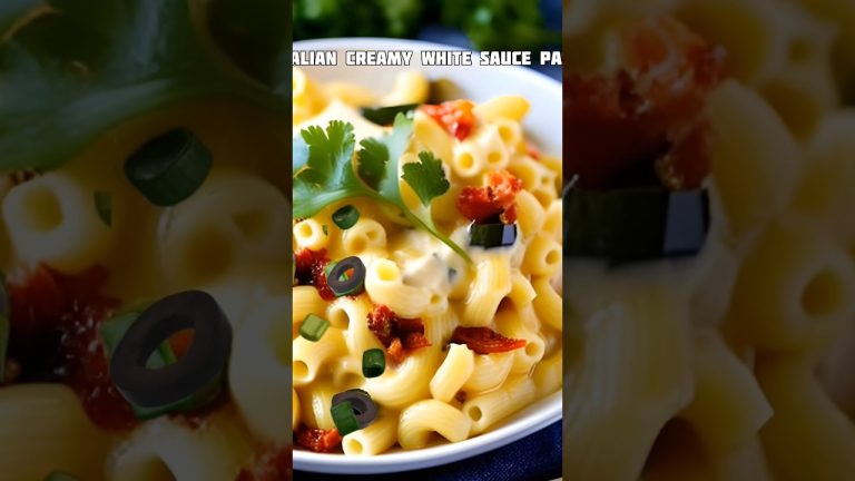 Italian creamy white sauce pasta @Vjhomemadecooking #pasta #italy #italianfood #italiancooking