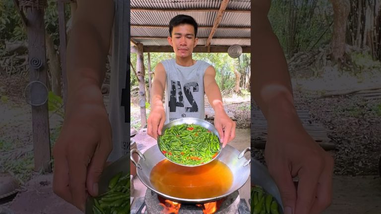 ” Green Chili ” Cook Chicken Wing With Chili #asmr #cooking #chicken