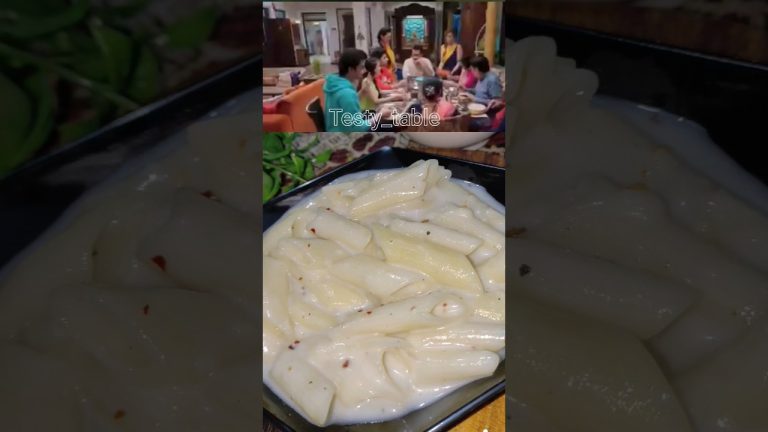 Kavya Making White Sauce Pasta || #anupama #food #short #ytshorts #viralcelebrityrecipe #pasta