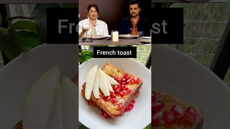 FRENCH TOAST | MADHURI DIXIT's Favourite Breakfast Recipes #celebrity  #trending#food #shorts