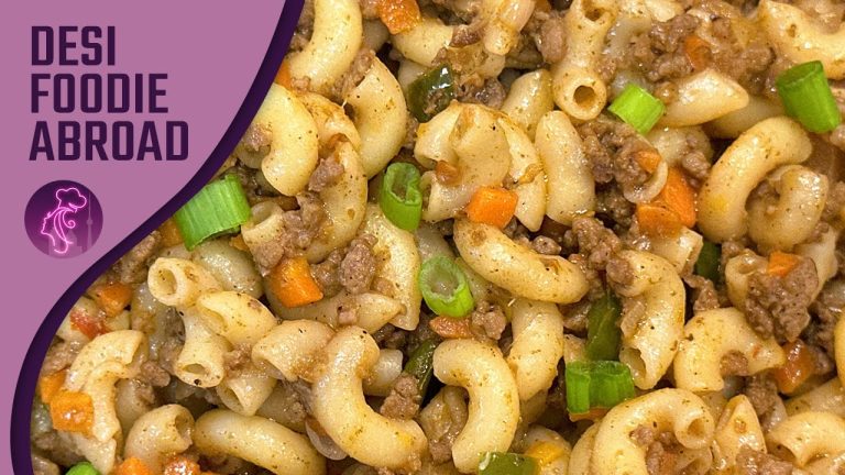 Keema Macaroni Pasta Recipe | Easy & Tasty Minced Beef & Vegetable Qeema Macaroni for Kids