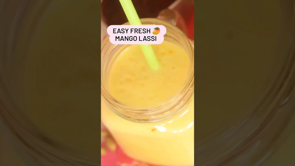 Refreshing Mango Lassi