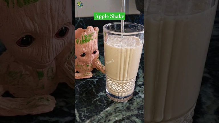 Health Booster: Apple 🍎 Shake 🤩💪#shorts #shortvideo #apple