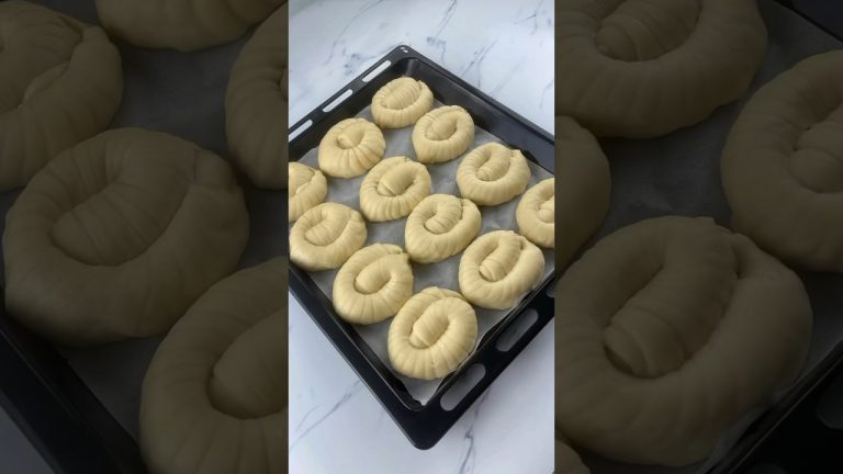 Sodalı Tereyagli Pogaca 🖖#keşfet #food #recipe #easy #baking #lecker #poğaça #viralvideos #short