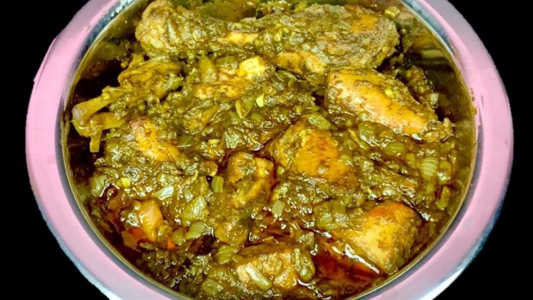 Chicken Gravy in Tamil | Chicken Gravy Recipe | chicken | Hyderabadi Green Chicken Recipe in Tamil
