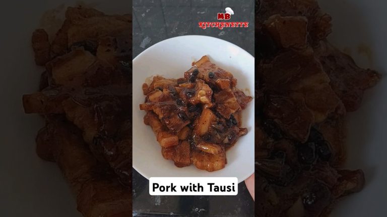 Pork with Tausi. Easy Pork with Black Beans Recipe 🥩 🔥 👩‍🍳 #porkrecipe #pork #cooking #food