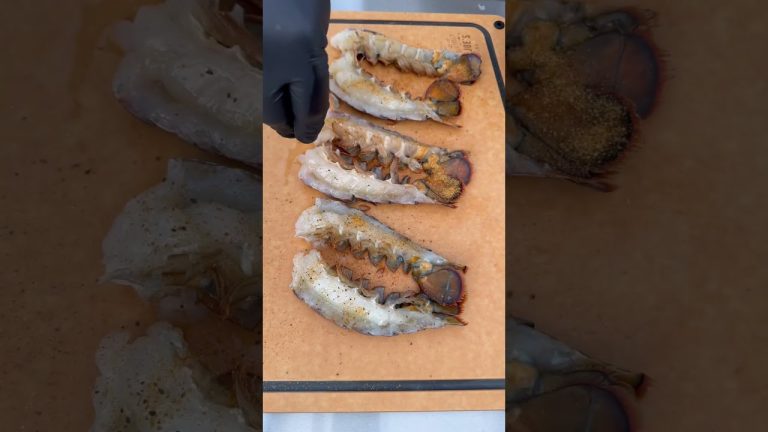 Lobster tails featuring Golden Steer seasoning and compound butter 🔥 #makeitvegas #lobster #seafood