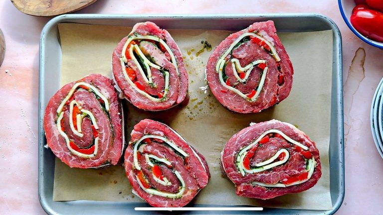 Flank Steak Pinwheels – Perfect Easy Summer Grilling Recipe!