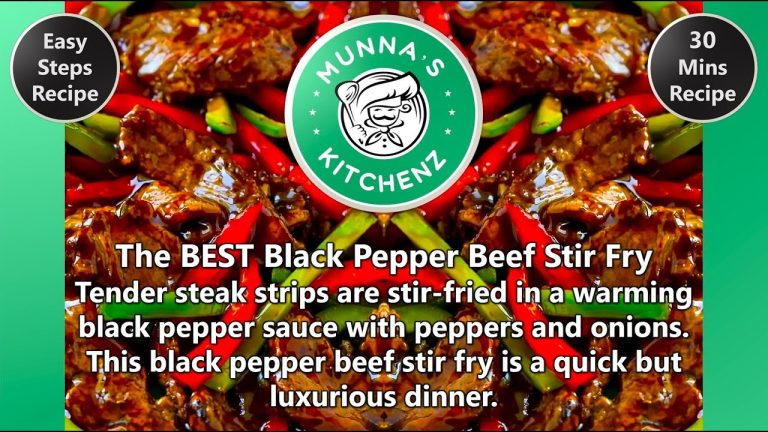 Simple Chinese Black Pepper Beef Stir Fry Recipe | Chinese Black Pepper Beef | Black Pepper Beef
